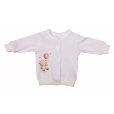  Pamut baba kocsikabát Macis mintával fehér (56) gyerek pulóver, kardigán