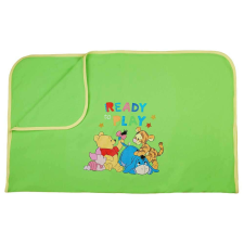 Pamut babatakaró Micimackó és barátai mintával 70x90cm - zöld babaágynemű, babapléd