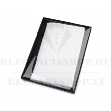  Pamut díszzsebkendő díszdobozban - Fehér ajándéktárgy