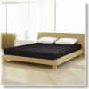  Pamut jersey de luxe fekete színű gumis lepedő 140x200 és 160x200 cm-es matracra