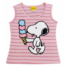 Pamut kislány trikó Snoopy mintával babapóló, ing