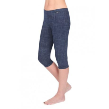  Pamut leggings - 3/4 capri - farmerkék XL női nadrág