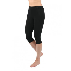  Pamut leggings - 3/4 capri - fekete