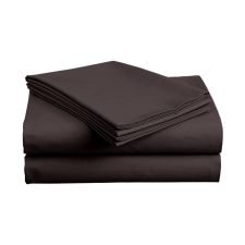  Pamut lepedő LUX sötétbarna 200x220 cm lakástextília