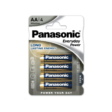 Panasonic 1.5V Alkáli AA ceruza elem Everyday Power (4db / csomag) (LR6EPS/4BP) ceruzaelem