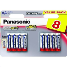Panasonic 1.5V Alkáli AA ceruza elem Everyday Power (8db / csomag)  (LR6EPS/8BW) (LR6EPS/8BW) ceruzaelem