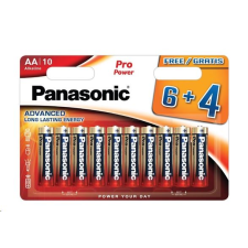 Panasonic 1.5V Alkáli AA ceruza elem Pro power (10db / csomag)  (LR6PPG-10BW-6-4) (LR6PPG-10BW-6-4) ceruzaelem