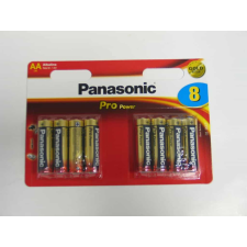 Panasonic 1.5V Alkáli AA ceruza elem Pro Power (8db / csomag) (LR6PPG/8BW) ceruzaelem