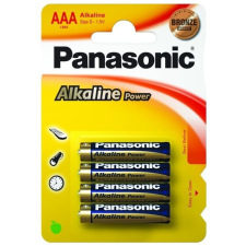Panasonic 1.5V Alkáli AAA ceruza elem Alkaline Power (4db / csomag) (LR03APB/4BP) ceruzaelem