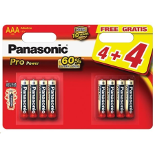 Panasonic 1.5V Alkáli AAA ceruza elem Pro power (8db / csomag)  (LR03PPG/8BW) (LR03PPG/8BW) ceruzaelem