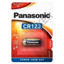Panasonic CR123-C1 Panasonic lítium fotó elem 3V bliszteres 16,8*34,5mm digitális fényképező akkumulátor