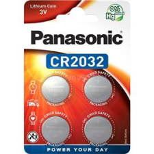 Panasonic CR2032 3V lítium gombelem 4db/csomag (CR2032EL-4B) gombelem