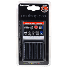 Panasonic eneloop gyorsakkutöltő típus BQ-CC16 + 4db  AA eneloop Pro 2500mAh univerzális akkumulátor töltő