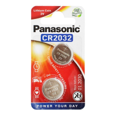 Panasonic gombelem (CR2032, 3V, lítium) 2db / csomag (CR2032-2B-PAN / CR-2032EL/2B) (CR2032-2B-PAN / CR-2032EL/2B) gombelem
