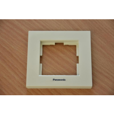 Panasonic Karre Plus 1-es keret bézs (felirattal) villanyszerelés