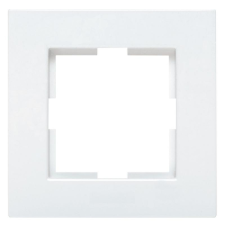Panasonic Karre Plus 1-es keret fehér logo nélkül villanyszerelés