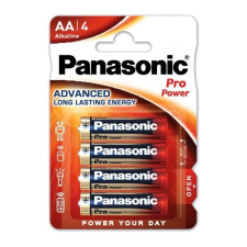  Panasonic Pro Power 1,5 V LR6 ( AA ) alkáli, tartós ceruza elem, nagy energiaigényű készülékekhez. 4 db / csomag ( ADVANCED LR6PPG4BP ) ceruzaelem