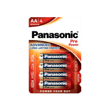 Panasonic Pro Power AA ceruza 1.5V szupertartós alkáli elemcsomag 4db (Lr6Ppg-4Bp) ceruzaelem