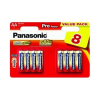 Panasonic Pro Power AA ceruza 1.5V szupertartós alkáli elemcsomag LR6PPG-8BW