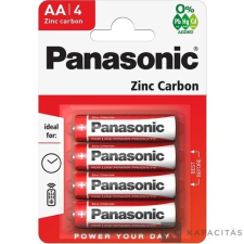 Panasonic Red Zinc AA 1.5V  elem 4db/csomag R06R kapásjelző