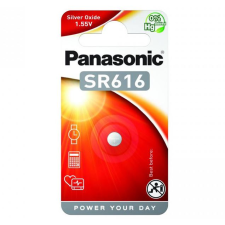Panasonic SR-616EL/1B ezüst-oxid óraelem (1 db / bliszter) (SR-616EL/1B) gombelem
