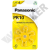 Panasonic ZA10 / PR70 Panasonic Cink-levegő hallókészülék elem 75mAh 5,8*3,6mm