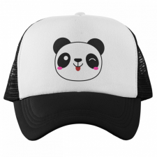 Panda Emoji - Trucker Hálós Baseball Sapka női sapka