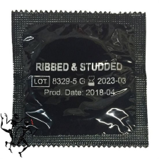 Panda Nutrition AMOR bordázott óvszer [Kiszerelés: 1] óvszer