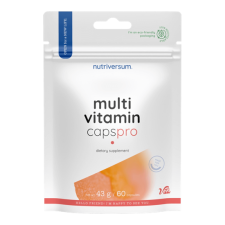 Panda Nutrition Multivitamin Caps Pro - 60 kapszula - Nutriversum [60 kapszula] vitamin és táplálékkiegészítő
