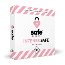 Panda Nutrition SAFE Intense Safe - Bordázott és pontozott óvszer (36 db) óvszer