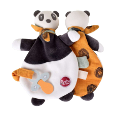 Panda Panda fekvő játék organikus gumi fejjel (Cumit nem tartalmaz) bébiplüss