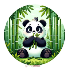  Panda témájú tortaostya,ostyakép sütés és főzés