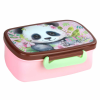 Pandás uzsonnás doboz – PA10, belső elválasztóval, 16,5x10x7 cm