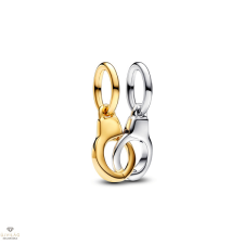 Pandora 14k aranyozott nyitható és szétválasztható bilincsek függő charm - 763435C00 medál