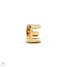 Pandora 14K aranyozott &quot;E&quot; betű charm - 763951C00 medál