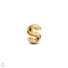 Pandora 14K aranyozott "S" betű charm - 763965C00 medál