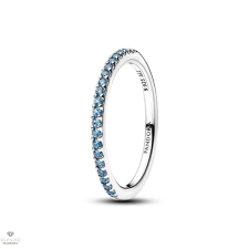 Pandora Csillogó kék fél örökkévalóság gyűrű 54-es méret - 192999C03-54 gyűrű
