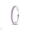 Pandora Csillogó lila fél örökkévalóság gyűrű 60-as méret - 192999C04-60
