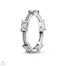 Pandora Csillogó Szögletes Pavé gyűrű 58-as méret - 192397C01-58 gyűrű