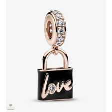 Pandora fekete szerelemlakat függő charm - 782508C01 egyéb ékszer