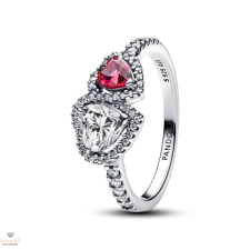 Pandora Glória szívek gyűrű 56-os méret - 193662C01-56 gyűrű