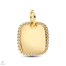 Pandora gravírozható négyzet medál cirkóniával - 364009C01 medál