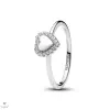 Pandora gravírozható szív glória gyűrű 56-os méret - 193801C01-56