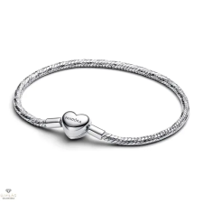 Pandora Gravírozható Szív kígyólánc karkötő 18 cm - 594236C00-18 karkötő