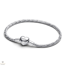 Pandora Gravírozható Szív kígyólánc karkötő 19 cm - 594236C00-19 karkötő