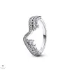 Pandora hullám gyűrű 52-es méret - 192543C01-52