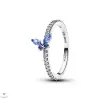 Pandora Kék Pillangó gyűrű 56-os méret - 194269C01-56