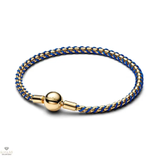 Pandora Kék zsinóros lánc karkötő 20 cm - 563816C02-20 karkötő