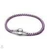 Pandora Lila zsinóros lánc karkötő 19 cm - 593816C03-19