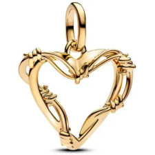 Pandora ME 762526C00 Szögesdrót szív függő charm medál